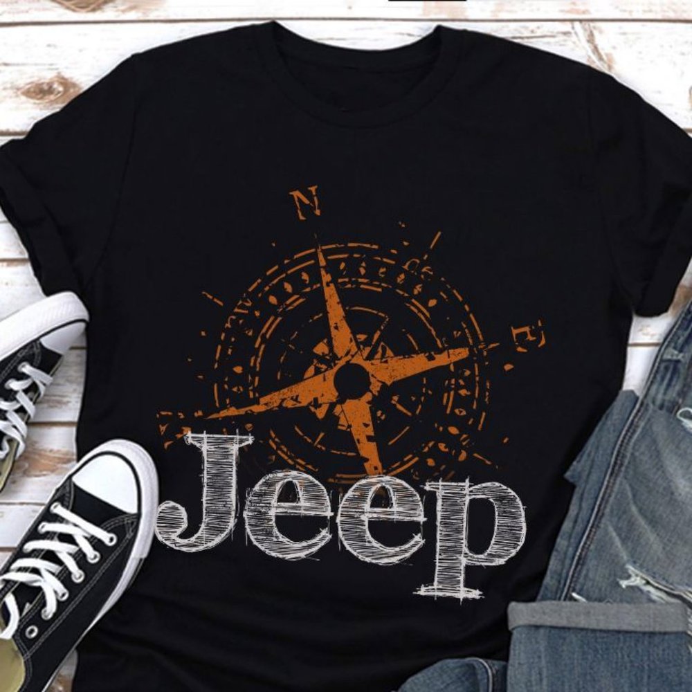 Jeep T Shirt Jeep Compass, Jeep Tee shirts, Best Gift for Jeep Owners